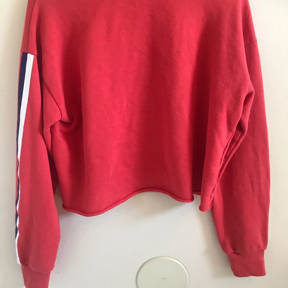 😈NY cropped Red Crewneck - Picture 3 of 3